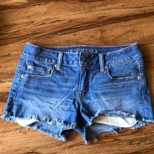 American Eagle Shortie shorts - size 4 - light blue
